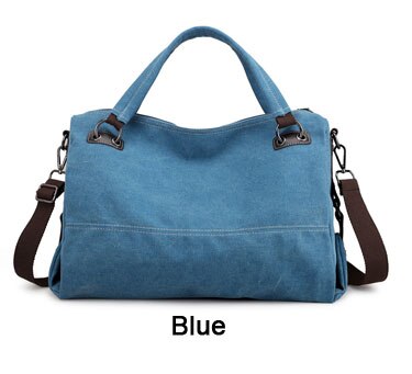 Grand luxe femmes sacs toile sacs à main d'affaires concepteur décontracté Hobos sacs pour femmes Totes femmes sac à main sacs à bandoulière: Bleu