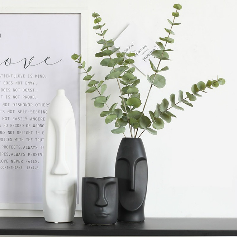 Nordic modern style ceramic vase