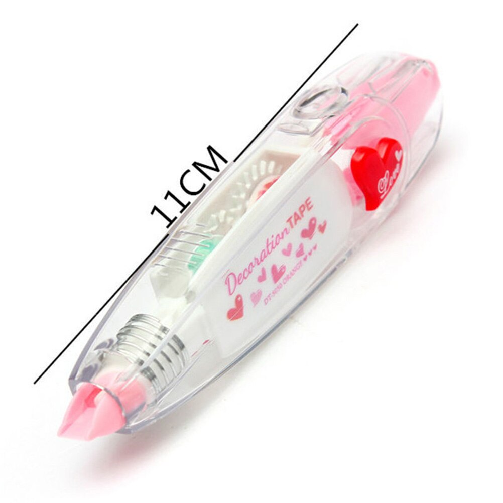 Cinta de corrección decorativa de 4 colores, novedad, suministros para oficina escolar, Corea, cordón para etiquetas clave, firmar para estudiantes, 1 Uds.