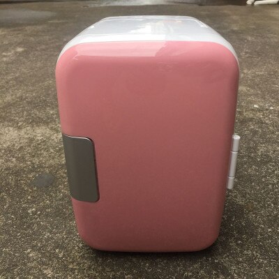 4L 220V/12V Eletric Car Home Refrigerator Fridge Car/Home Mini Dual-use Cool Warmer Dormitory Cans Beer Cooler