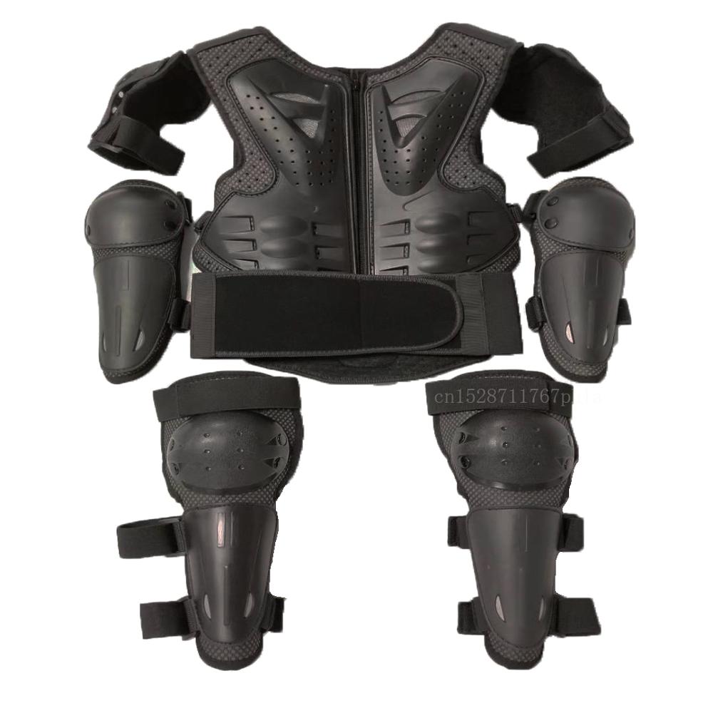 Universal For Youth Children Latka ребёнок Kids Body Protector Vest Armor Motocross Chest Spine Elbow Knee Armour: XS(0.9-1.3M) / Khaki