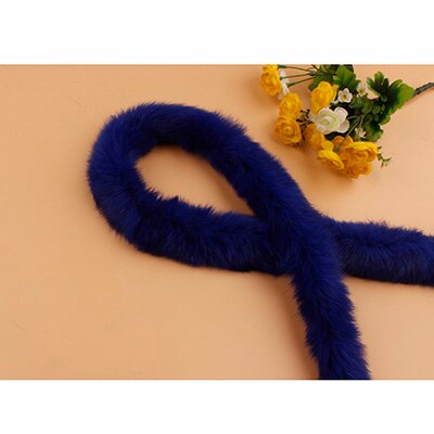 Verdikte Echt Konijnenbont Top Kledingstuk Accessoires Diy Handgemaakte Decoratieve Materialen: Royal Blue