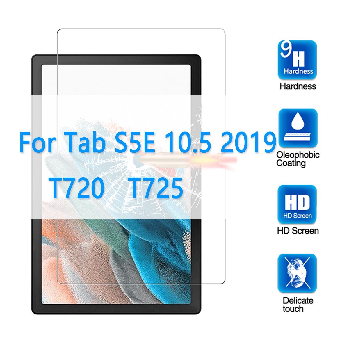 Gehard Glas Voor Samsung Galaxy Tab A7 Lite 8.7 Een 8.4 A8 10.5 Tablet Screen Protector Voor Galaxy tab S6 Lite S5E A6: Tab S5e 10.5 2019