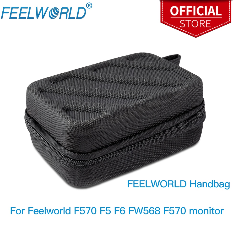 FEELWORLD Handtasche Tragbaren Koffer (6,77x4,33 x3.15 ") für Feelworld F570 F5 F6 FW568 F570 Etc 5.7" Kamera Feld Monitor