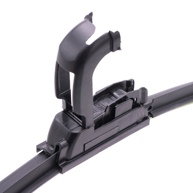 Vindusviskerblader for bil u-type universal myk gummi, rammeløse brakettløse bilviskere 14 " 16 " 17 " 18 " 19 " 20 " 21 " 22 " 24 " 26 "