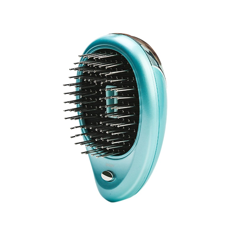 Electric Vibration Anti Hair Loss Magnetic Massage Comb Portable Ion Hair Growth Comb Hair Brush Relaxation Health Care 160 °C: green