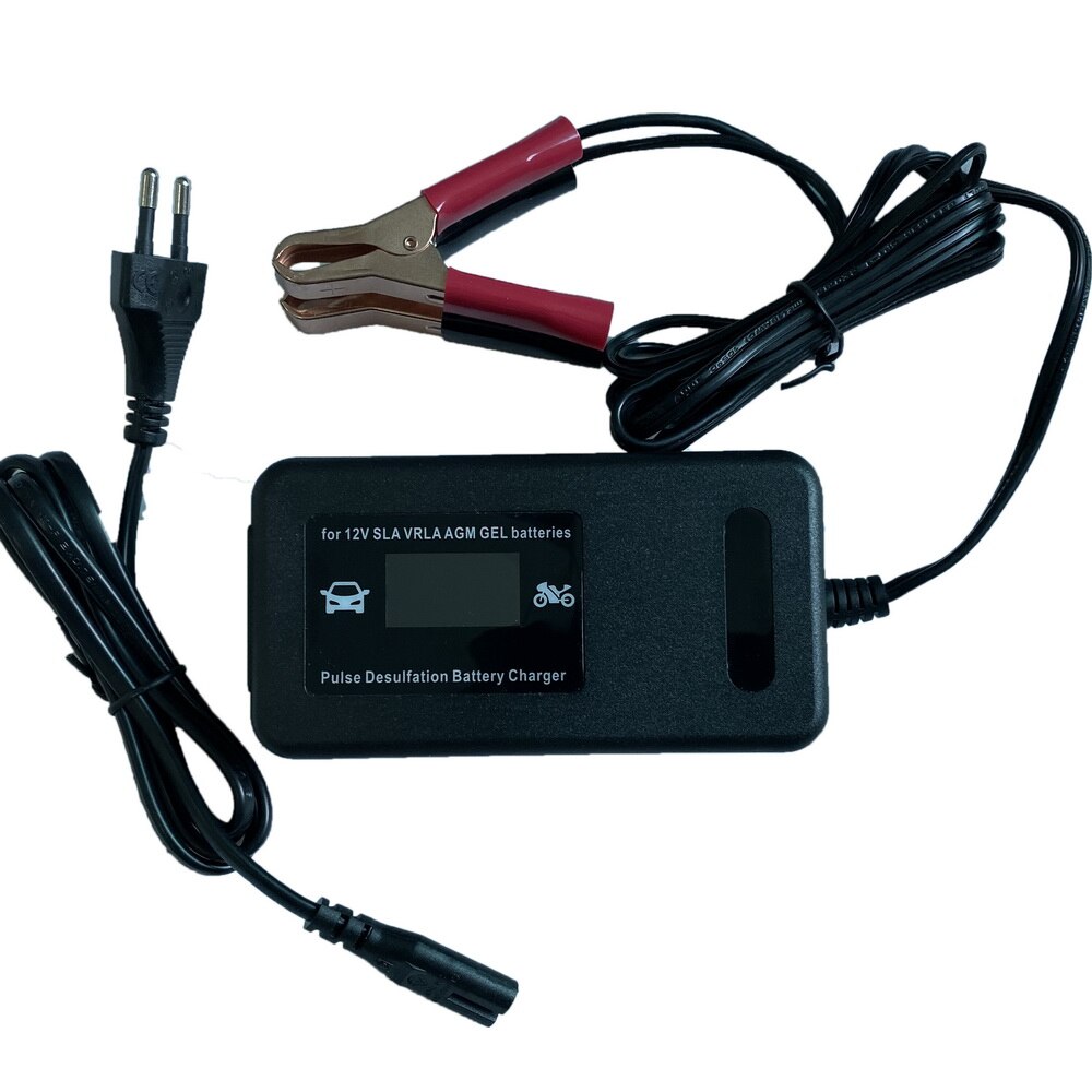 12V 4A Battery Charger fully automatic portable Battery Maintainer Trickle Charger for Car Motorcycle Lawn mower SUV ATV