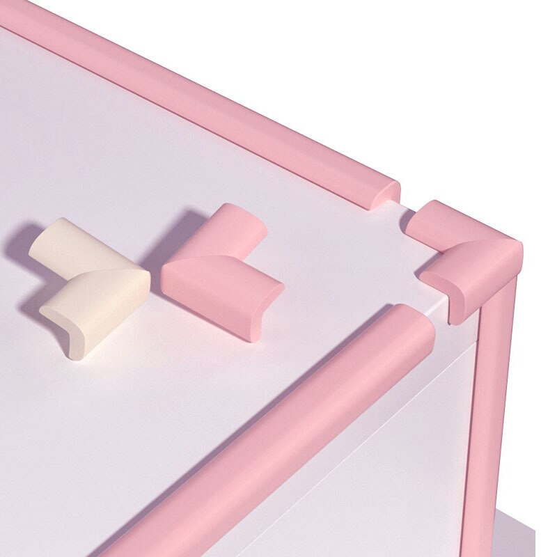 Protecteur d'angle de Table pour bébé, 10 pièces, housse de Protection de coin de meuble, bord droit doux, Protection de bord de Table pour bébé