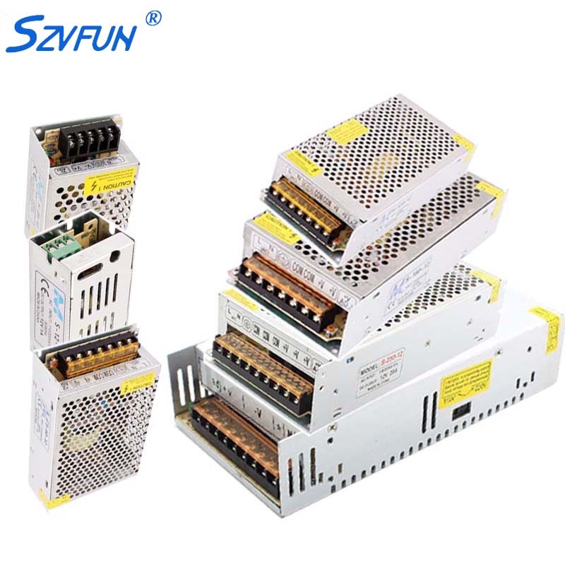 Coffret d'alimentation Power Supply 12V / 5A(S-12V-5A) Espace Batterie