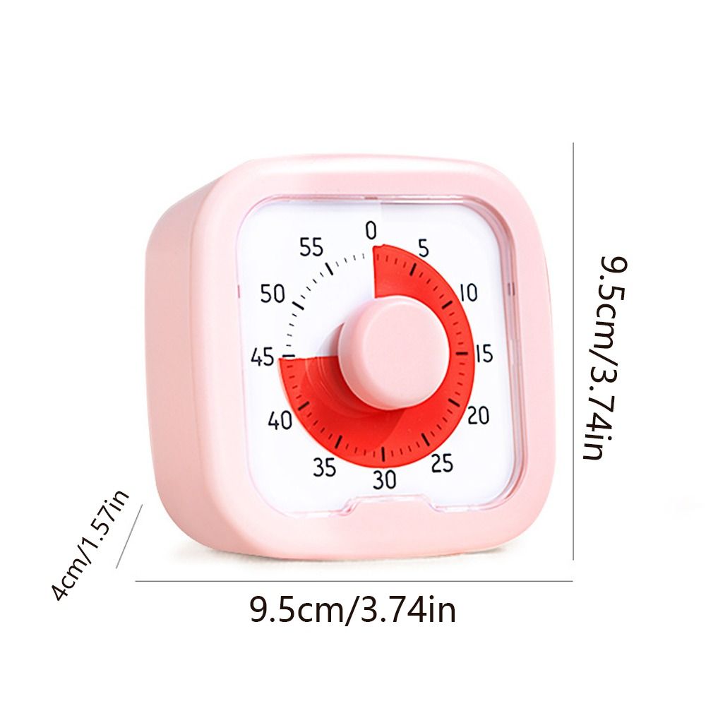 Convenient Silent Visual Timer 60-Minute with Stand Countdown Timer Time Management Loud Kitchen Cooking Timer Kids and Adults