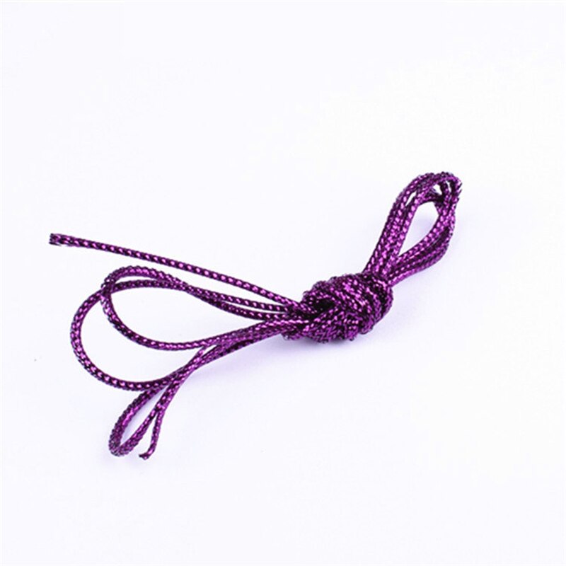 5 uds trenzas trenzado brillo Dreadlock cuentas elástica pelo trenzado cuerdas de largo 1M/Uds Accesorios para peinados: 03