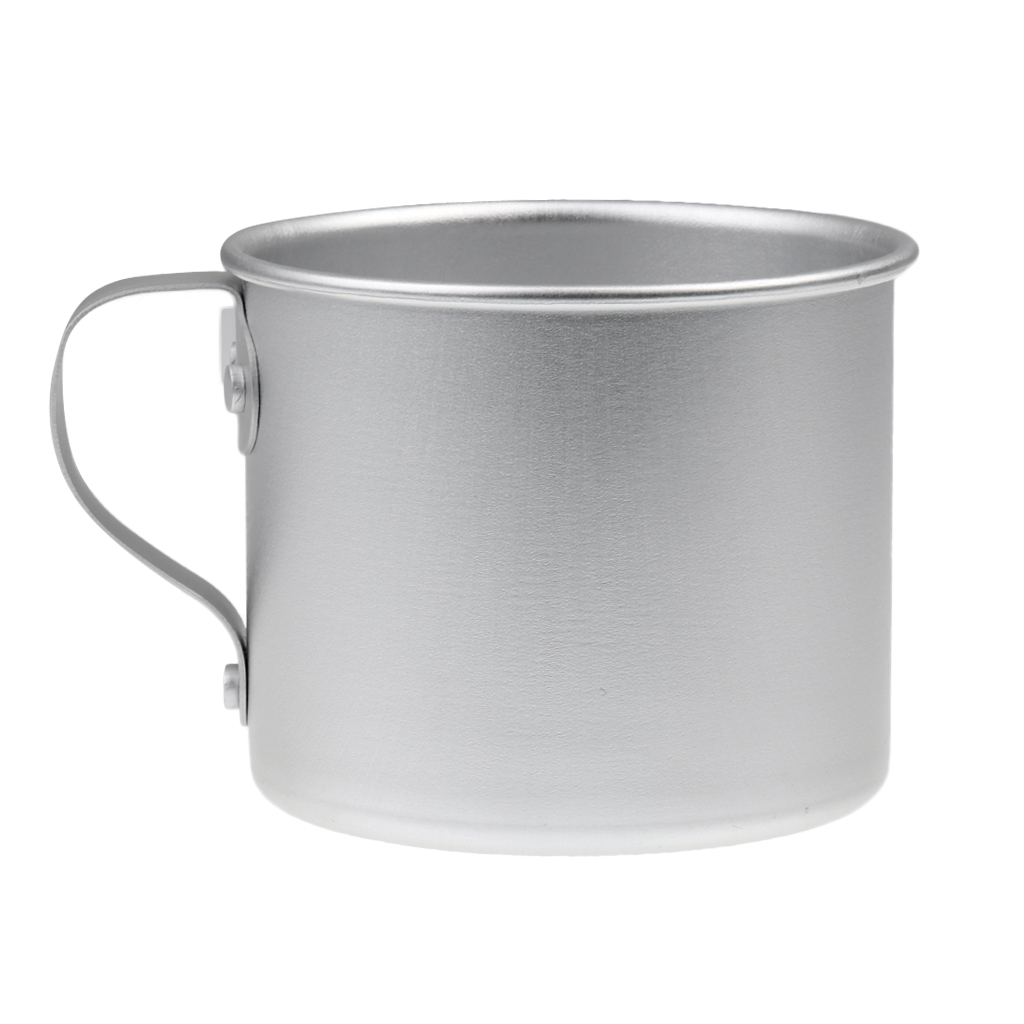 300ml 10.6oz camping kaffe te krus aluminium rejse kop backpacking udendørs til camping rv kontor udendørs