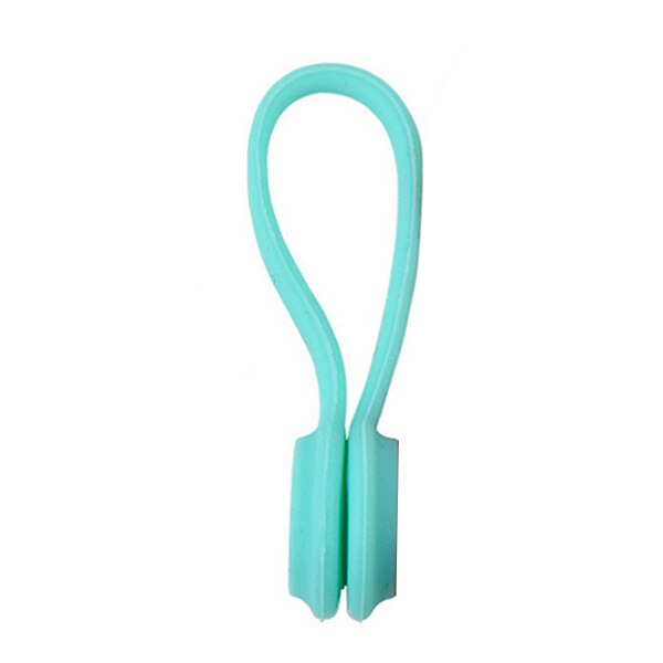 Cute Magnet Earphone Cable Holder Clips Korean Kawaii Stationary Cord Winder Organizer Desk Accessory Office Desk Set: Blue