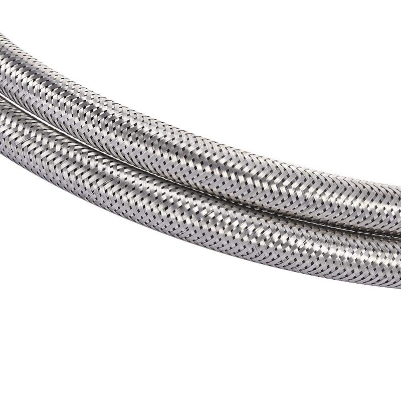 0~30 Psi Propane Regulator High Pressure Gas Regulator Adjustable Braided 3/8 Inch Flare Swivel Nut Hose Connector With Gauge