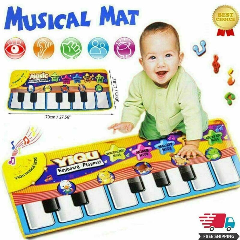 Icute gutt baby snillere musikalsk musikk piano lekematte utvikling pedagogisk myk leketøy