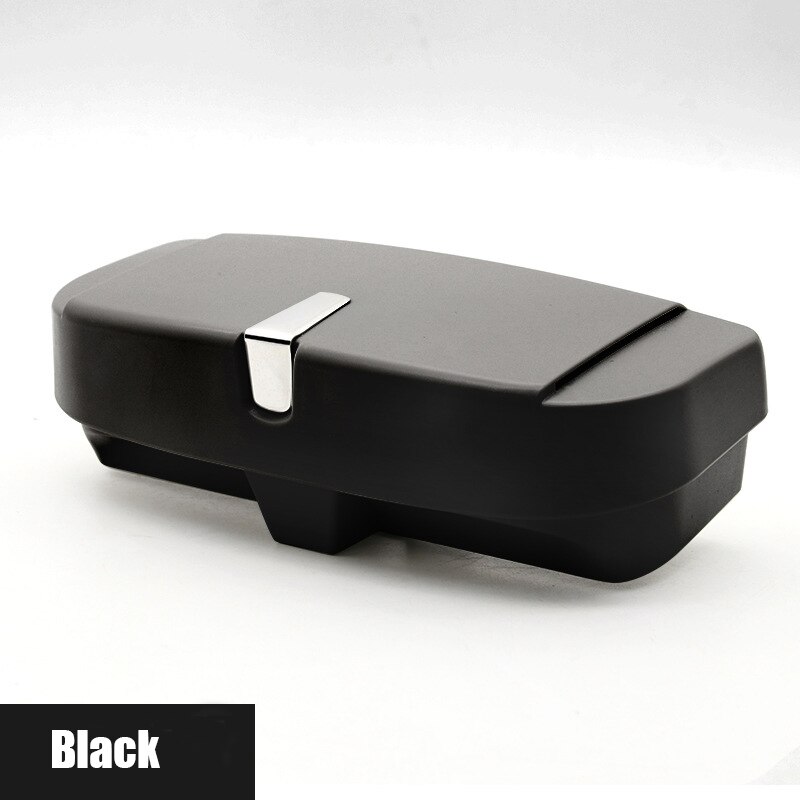Auto Glazen Doos Auto Zonnescherm Bill Clip Multifunctionele Auto Bril Opbergdoos Organizer Box Zonnebril Houder Opslag Zakken: Black