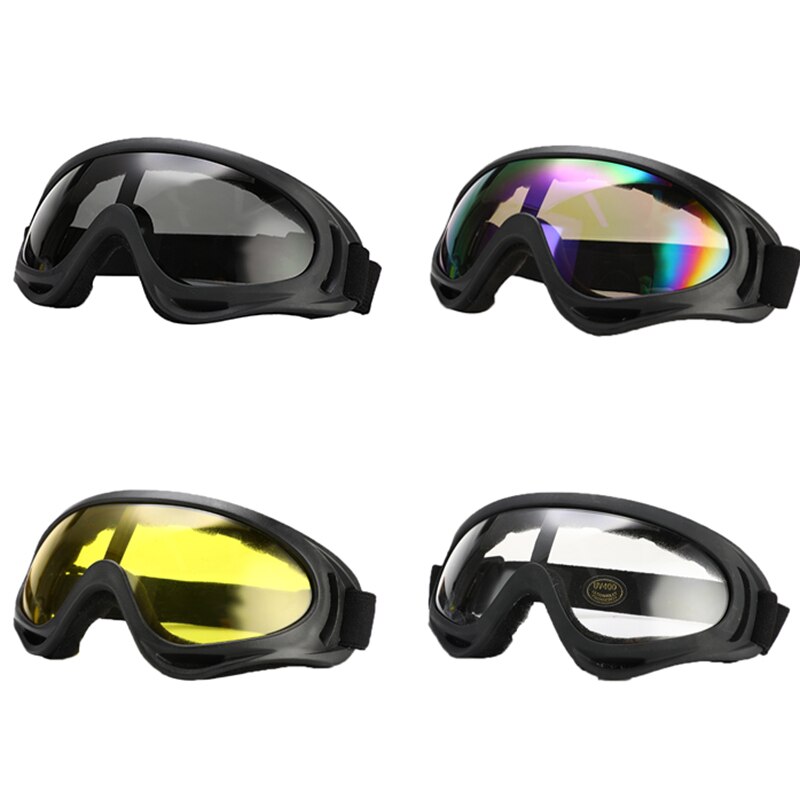 Winter outdoor ski glasses snowmobile anti-fog windproof dust-proof glasses riding glasses with breathing holes snow sunglasses