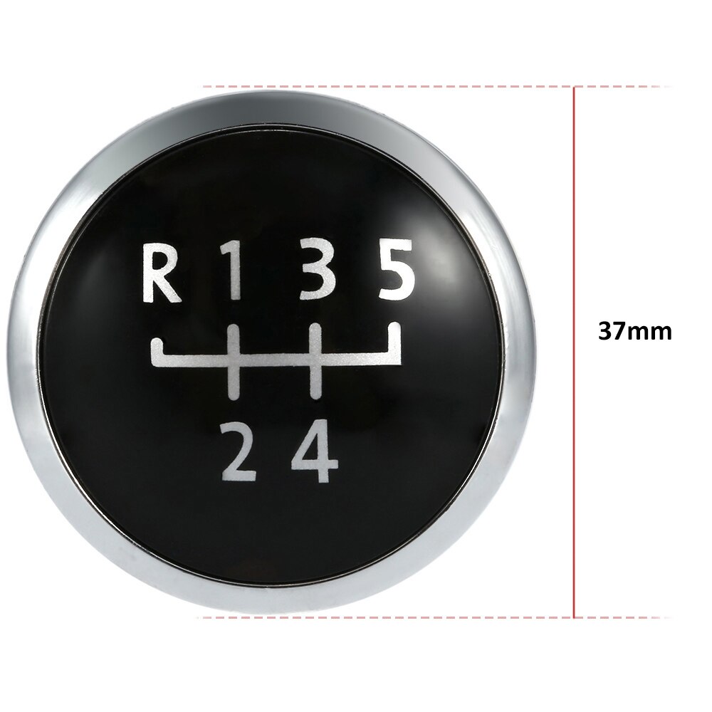 Kkmoon 5- växlad växelknopp märke emblem lock knopp lock byte för vw  t5 transporter 2003