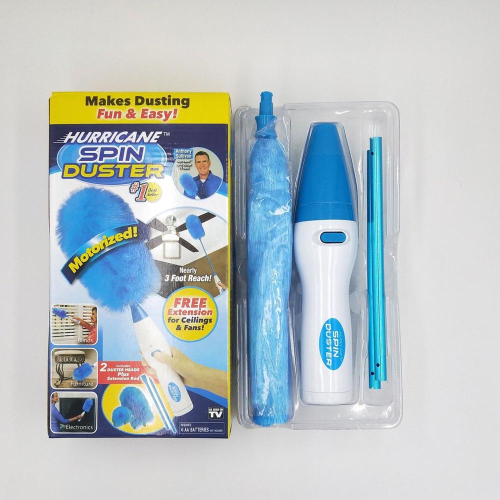 Ménage ouragan Spin Duster USB charge 3 pieds atteindre Extension gratuite pour plafond et ventilateur climatisation meubles nettoyage: Battery models
