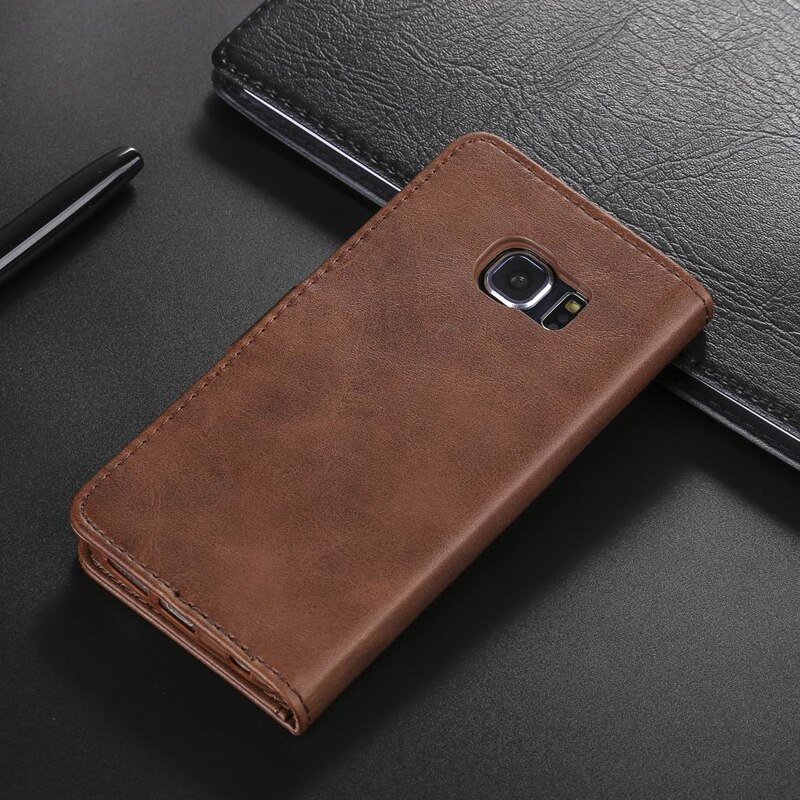 Case Voor Samsung Galaxy S6 Rand Geval Lederen Portemonnee Flip Cover Samsung Galaxy S6 Rand Telefoon Cover Voor Samsung S6 rand Coque