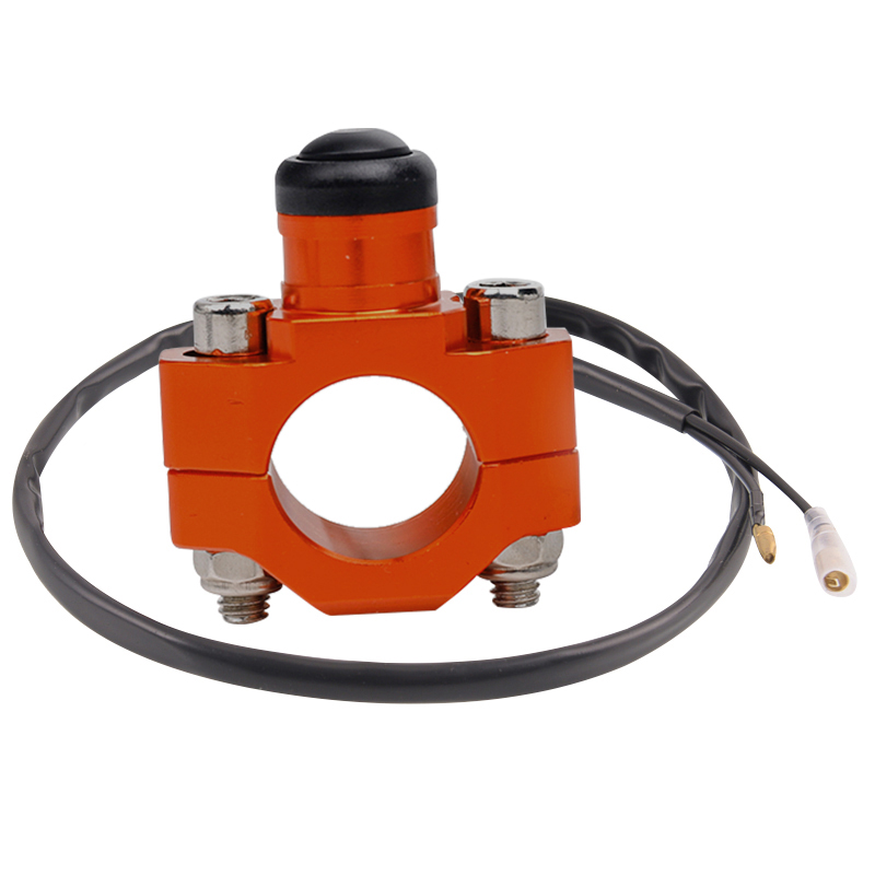 Hurbike-Joli à bouton pour moto, démarreur de moteur, Kill On Off VILLE CNC, universel, arrêt du moteur, démarrage, Kill Switch: Beige