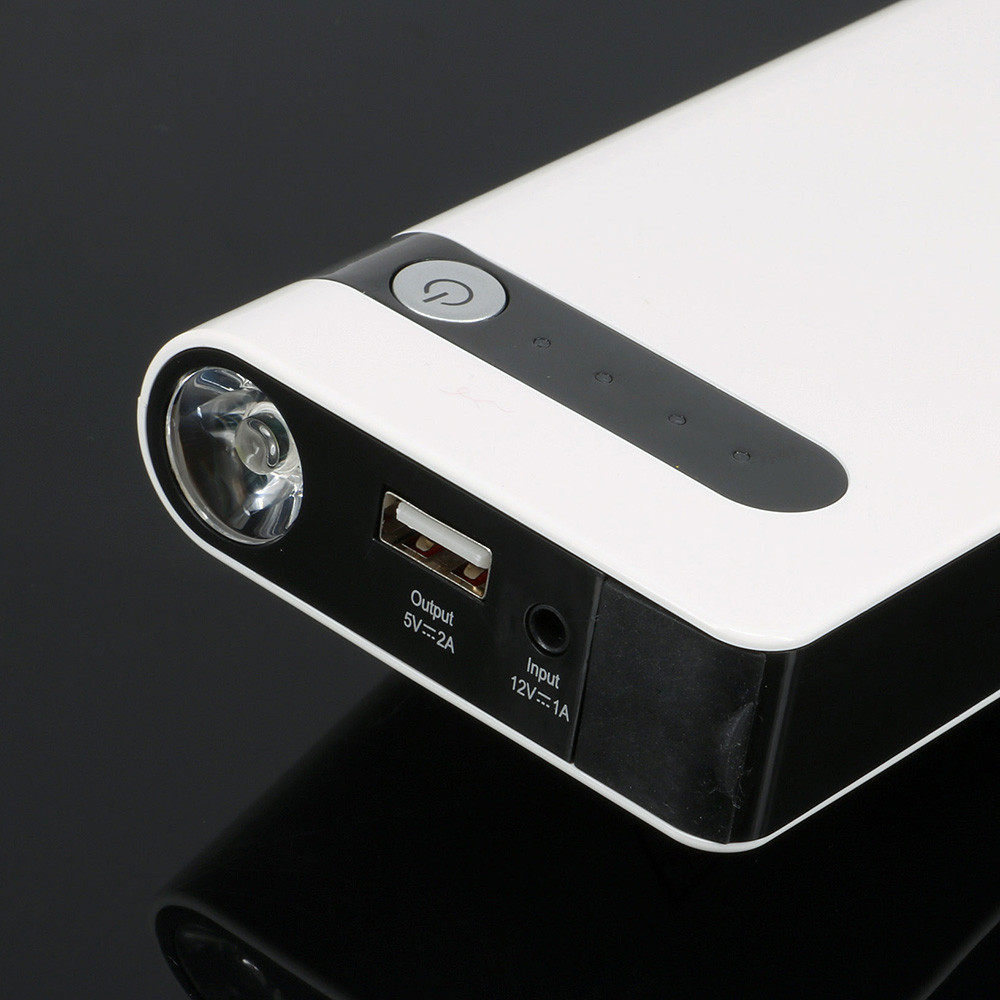 Bilstartare powerbank bärbar bilbatteristartare startanordning för 12v bilar nödstartare