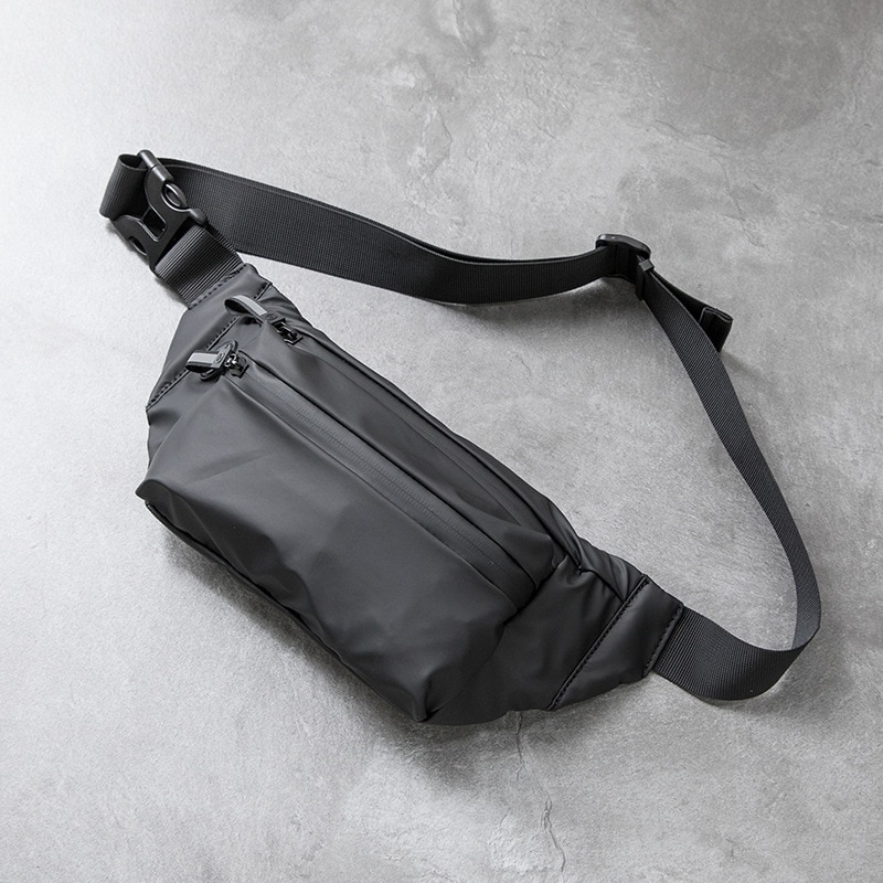 Waterproof Men Waist Bag Fanny Pack Running Chest Bag Unisex Sling Crossbody Bag Casual Hip Belt Bag Women Waist Packs