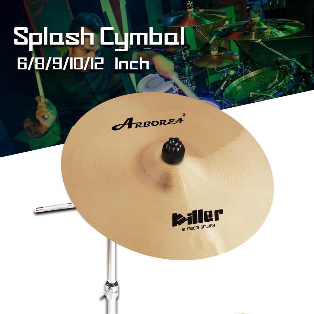Arborea Splash Cymbal-Killer Series 6/8/9/10/12 Inch B20 Bronze Cymbal Drum Kits Percussion Musical Instruments