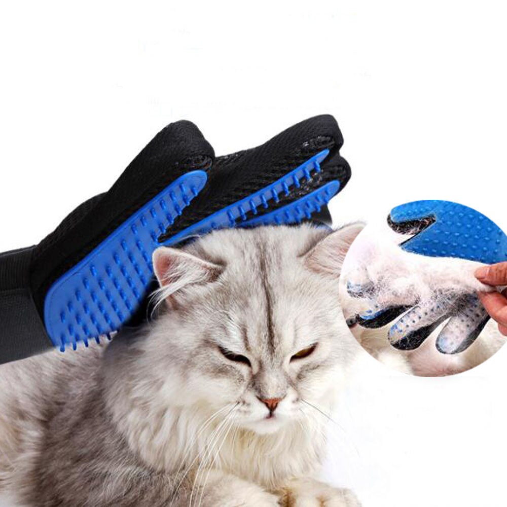 Pet Dog Cat Grooming Brush Glove Pet Hair Deshedding Comb Brush Kitten Puppy Massage Washing Brush Glove for Animal Cat Dog