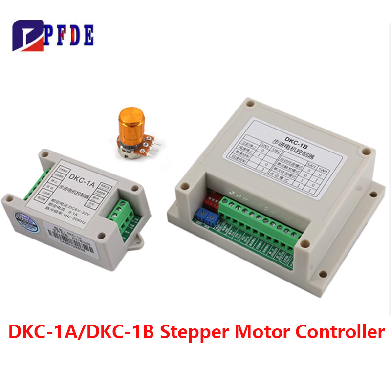 Industrial Stepper Motor Controller DKC-1A DKC-1B with Potentiometer Single Axis Pulse Generator Servo Motor Speed Regulation