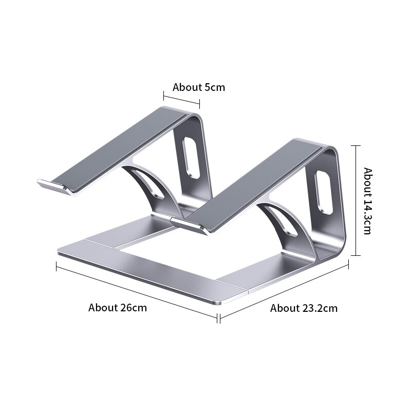 Foldable Laptop Stand Aluminum For Desk MacBook Table Desktop Portable Laptop Holder PC Computer Notebook Stand Standing Desk