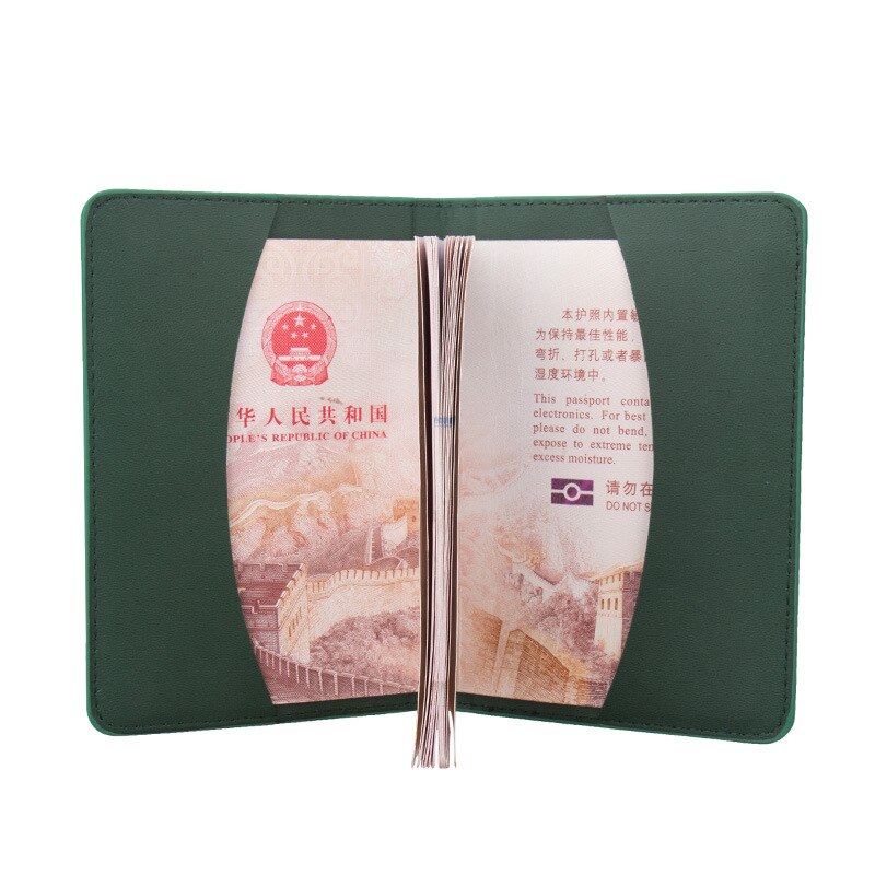 Zoukane Embossing Arabische-Israëlische Stad Shate Passport Cover Case Id Houder Traverl Accessoires Paspoort Portemonnee Clip ZSPC38