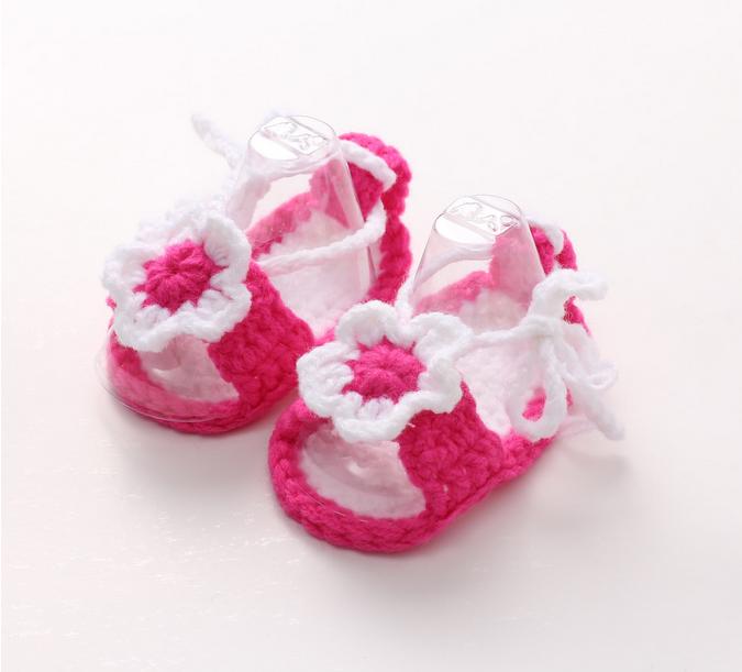 1 par deilige myke gutter jenter snøring blomster farger håndarbeid småbarn sko barneseng sko 11cm: 2