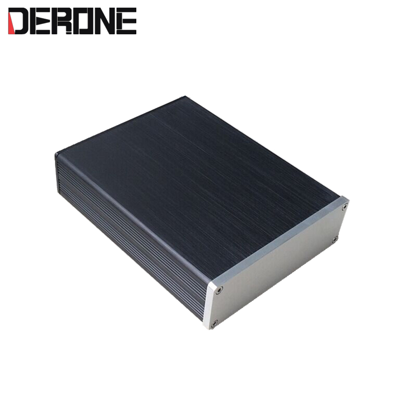 Aluminiumskapslingsboks mini forsterkerhus forforsterker chassis psu chassis 1304 til diy