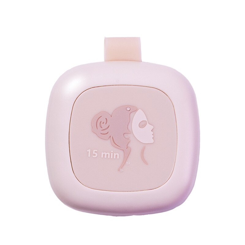Temporizador para mascarilla, adhesivo magnético para nevera, autoadhesivo, para estudiantes: Pink 15minutes