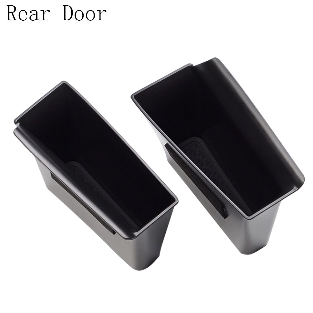 Front Rear Car Door Armrest Storage Box For Mazda CX30 CX-30 Side Phone Container Case Interior Box Accessories: Rear