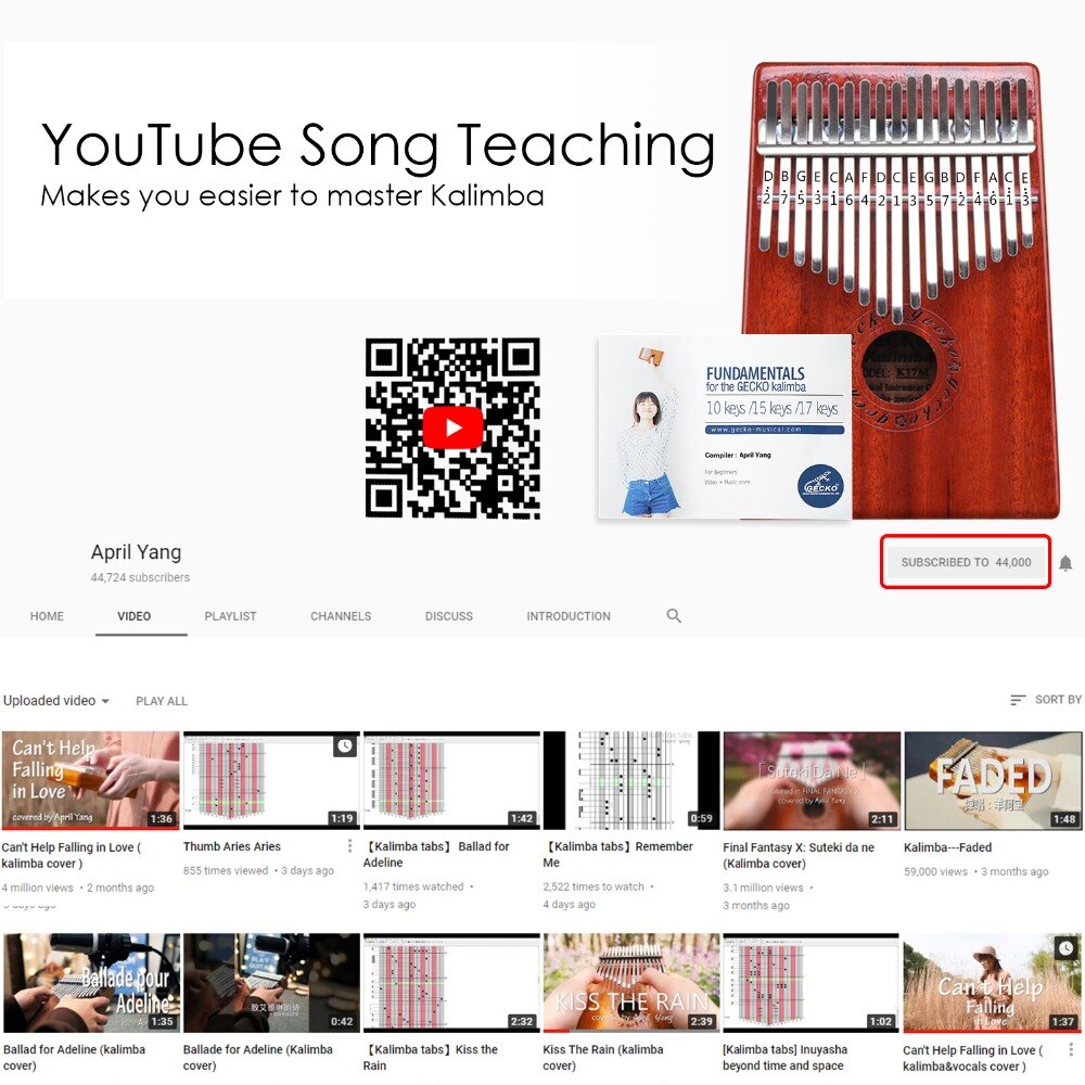 Gecko kalimba 17- key thumb piano har en indbygget eva højtydende beskyttelsesboks, hammer og lærevejledning. mahogni