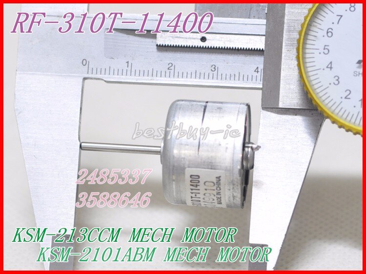 Cd-mekanism ksm -213 ccm / ksm -2101 abm motor rf -310t-11400 dv5.9v rf 310t 11400 för kss -213c kss -210a kcp -1h h8147af motor