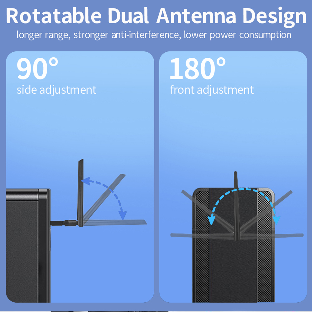 150M Bluetooth 5.4 Adapter Draadloze Bt Zender Ontvanger Met Antenne Voor Pc Draadloze Muis Toetsenbord Audio-Ontvanger