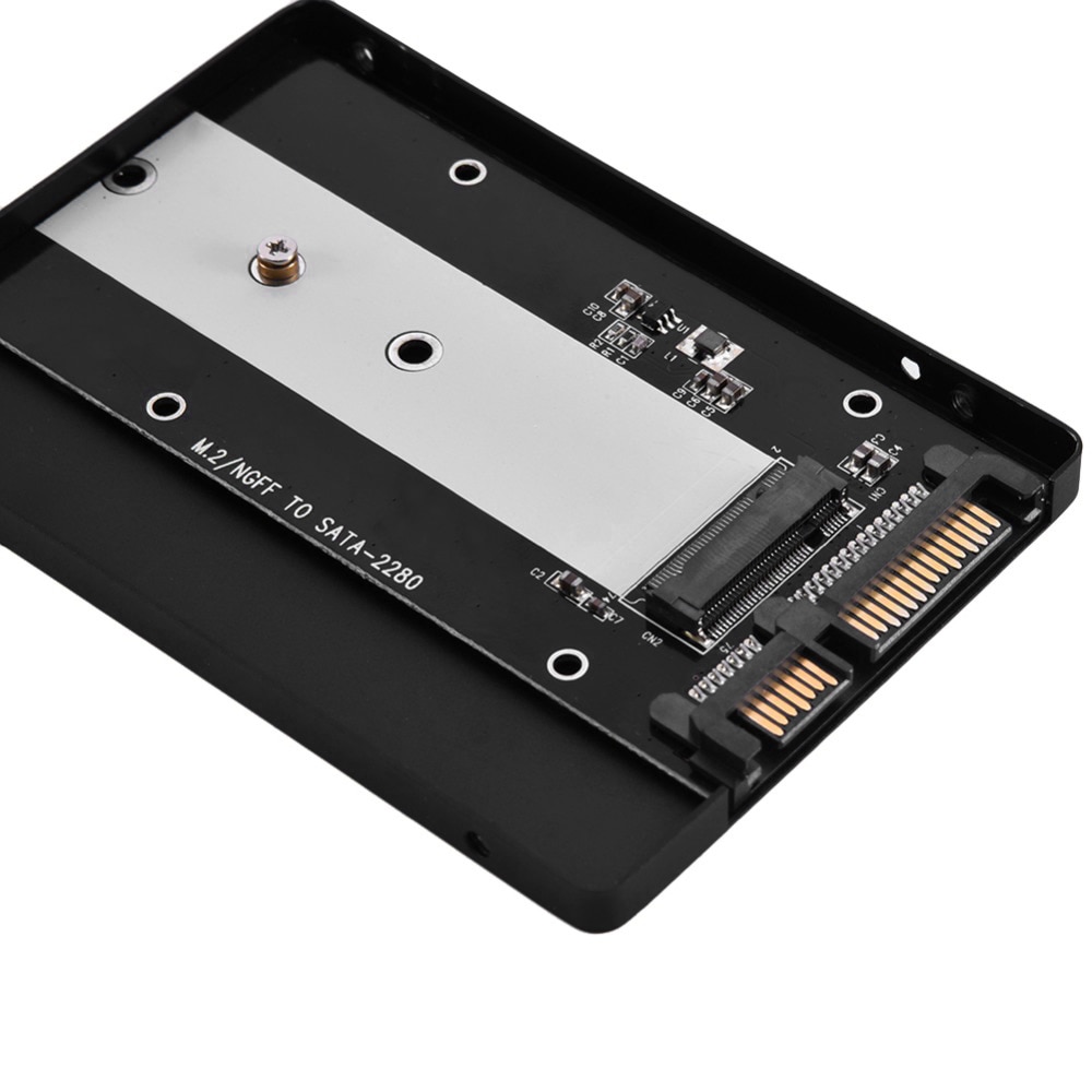 S103-1N M.2 NGFF to SATA III Converter Adapter 2.5in Aluminum Alloy M.2 NGFF to SATA SSD