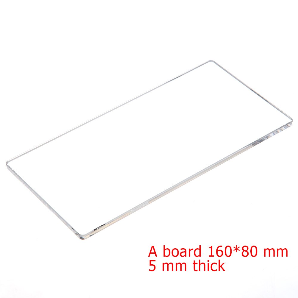 1pc Clear Acrylic Cutting Mat Plate For DIY Embossing Cutting Dies Platform Adapter Transparent Die Cutter Spacer 3mm 5mm: 1 pcs 5MM
