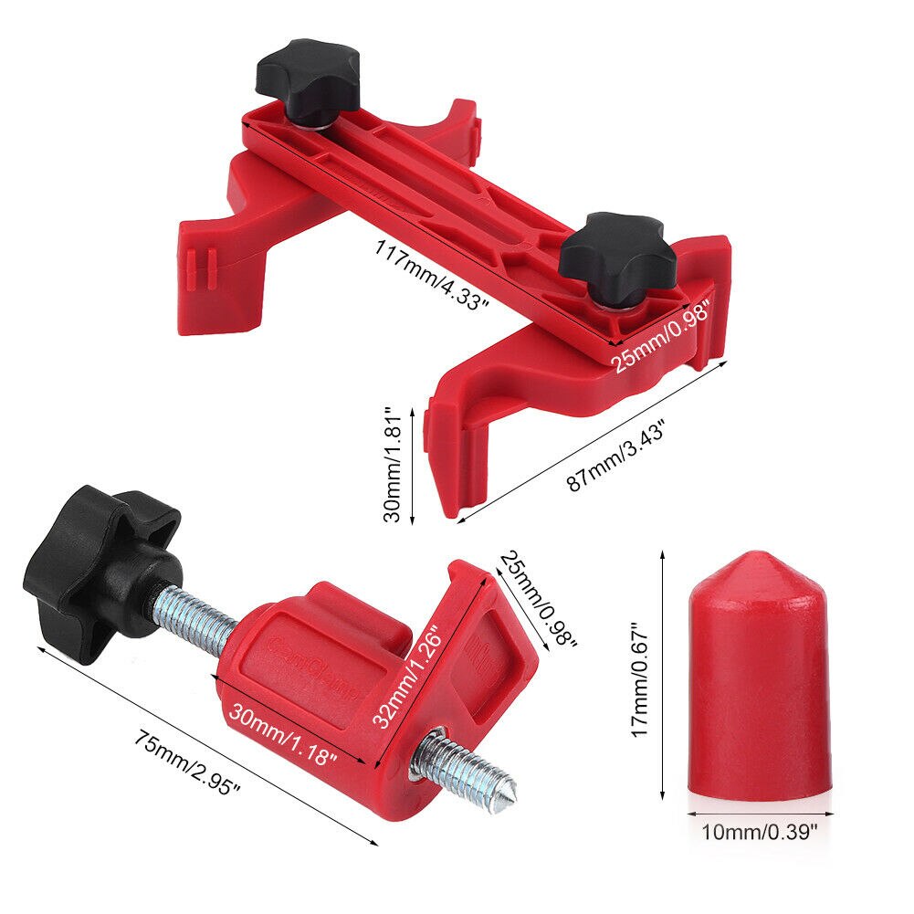 5 Pcs Universal Cam Camshaft Lock Holder Durable Car Engine Cam Timing Locking Tool Set Pulley Retainer