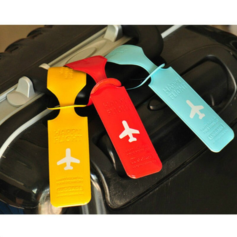 Travel Accessories Fruit food shell Luggage Tag Silica Gel Suitcase ID Addres Holder Baggage Boarding Portable Label: Random