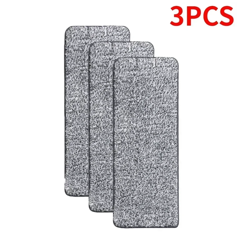 6/1PCS Microfiber Mop Doek Praktische Vervanging Mop Doek Huishoudelijke Mop Hoofd Cleaning Pad Wasbaar Stof Huis Schoonmaken gereedschap: green