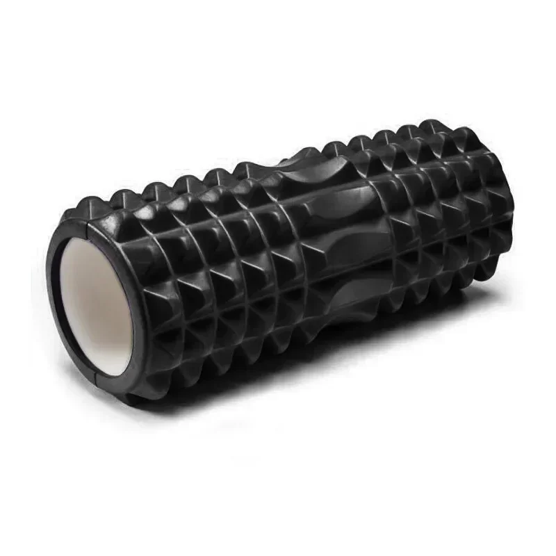 30 cm Schaumstoff-Massagerolle, Hohlsäule, Fitnessgeräte für Muskelmassage, Physiotherapie und Sportrehabilitation: Brown