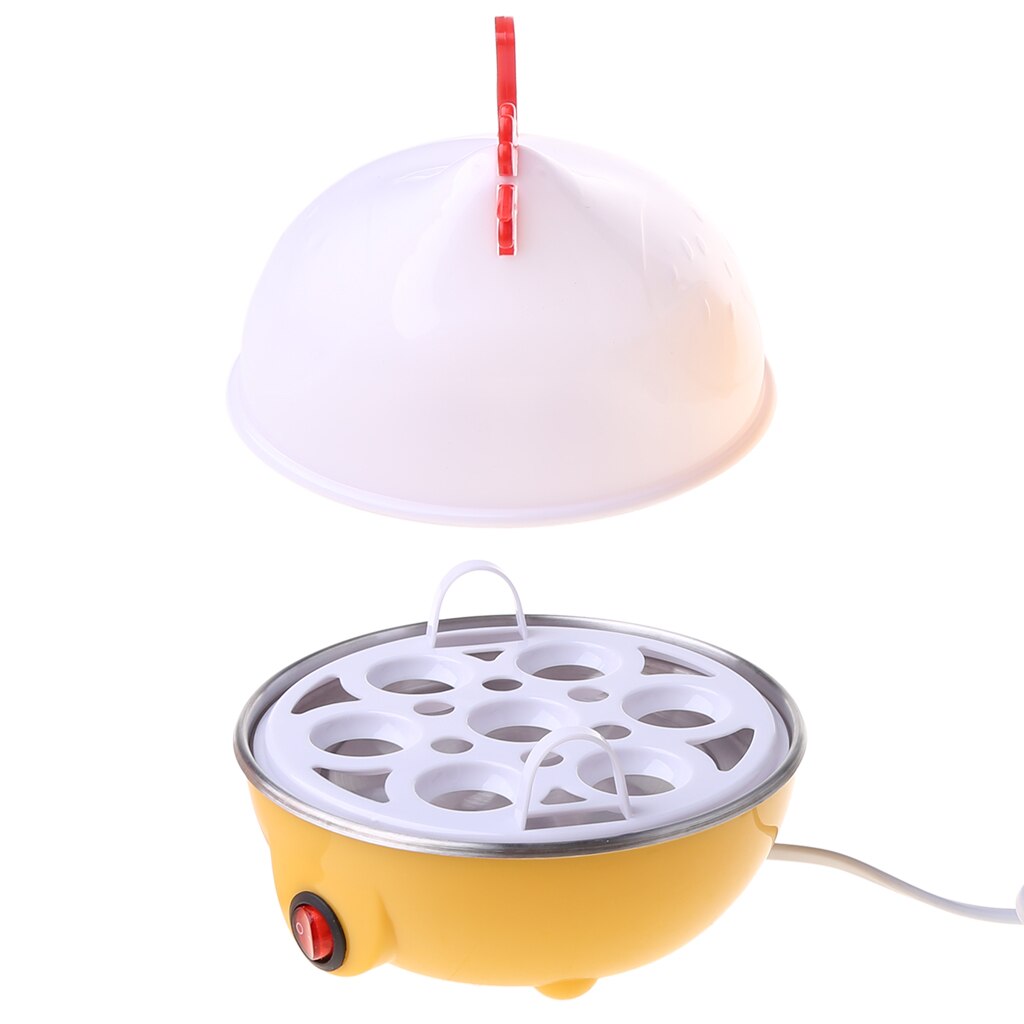 Electric Egg Steamer 7 Egg Capacity Electric Egg Cooker for Hard Boiled Eggs Multi-function Cartoon Hen Egg Boiler