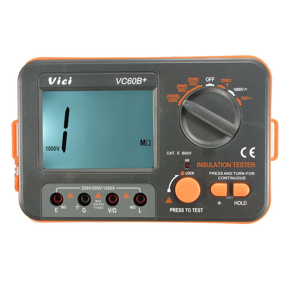 Digital Insulation Resistance Tester Megger MegOhm Meter 250V 500V 1000V DNJ998