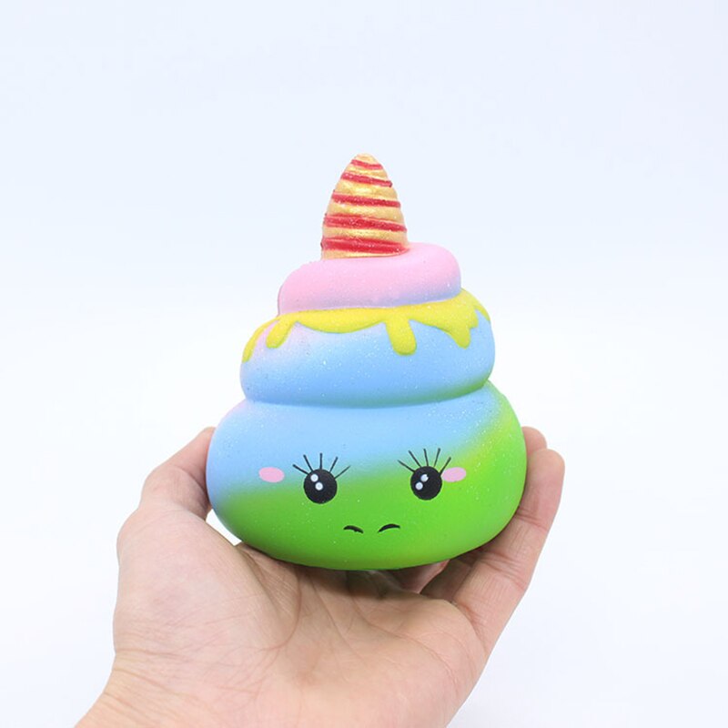 Toy Stress Relief Toy Squeeze Toys Fun Colorful Unicorn Galaxy Poo Scented Squishy Charm Slow Rising Stress Reliever toys Kids