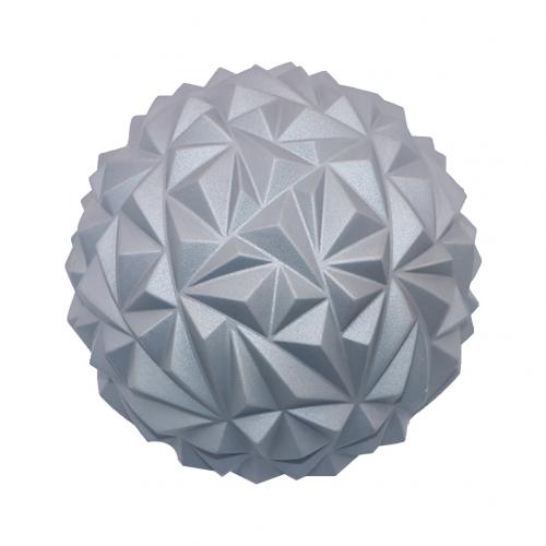 Opblaasbare puntige massage halve bal voetmassage apparaat pijnverlichting yoga fitness hulpmiddel: Grijs