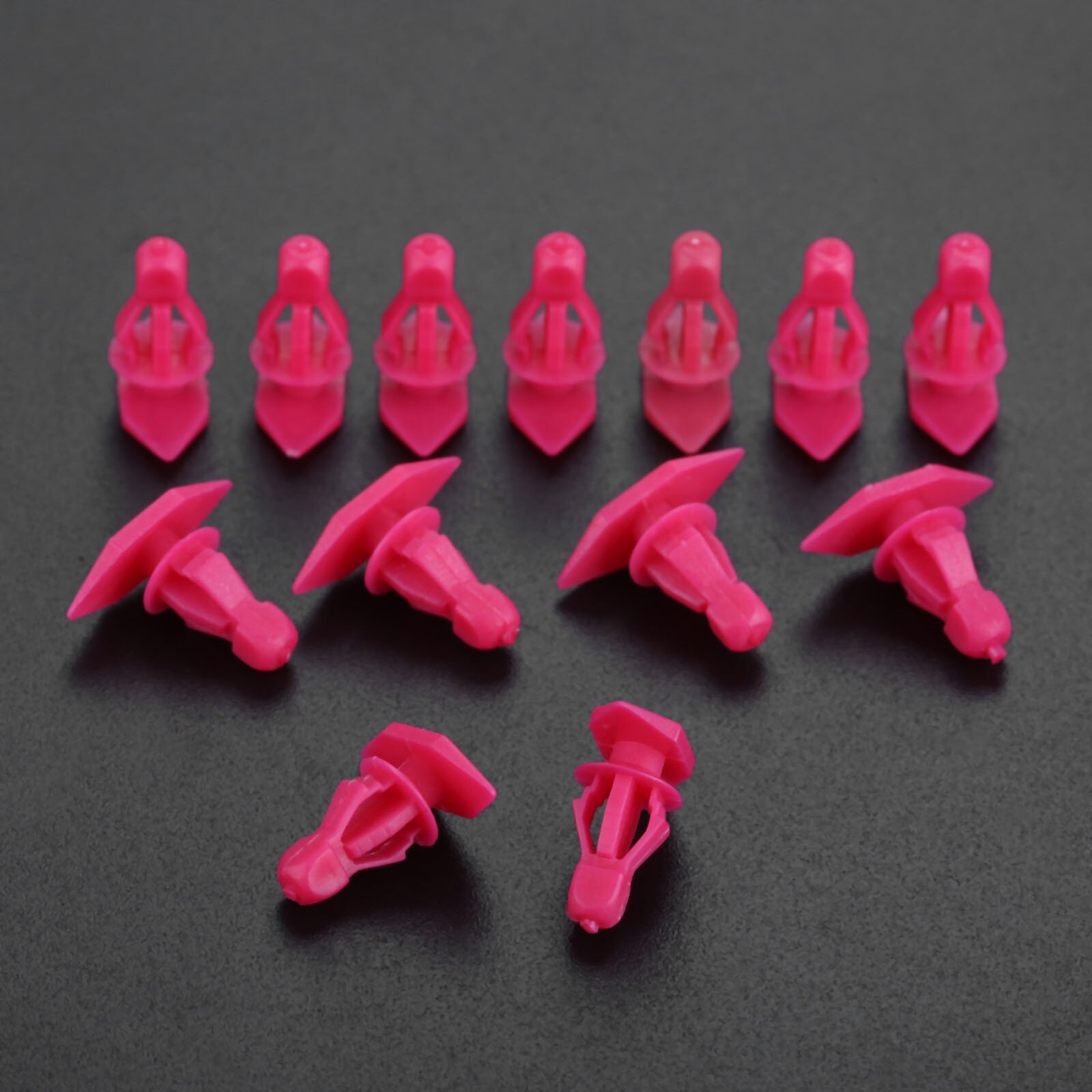 100Pcs For Nissan Pickup Truck Auto Special Fasteners Replace Weatherstrip Retainer Plastic Rivets Clip